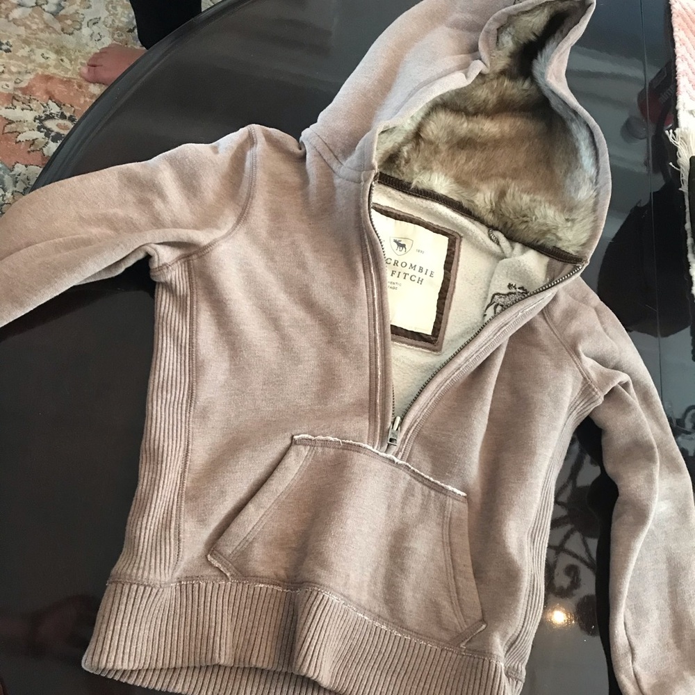 Abercrombie fur hoodie